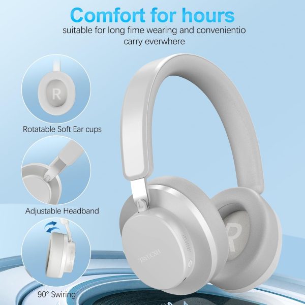 TSYUCXH Noise Cancelling Headphones Wireless Bluetooth, Over... - Image 7