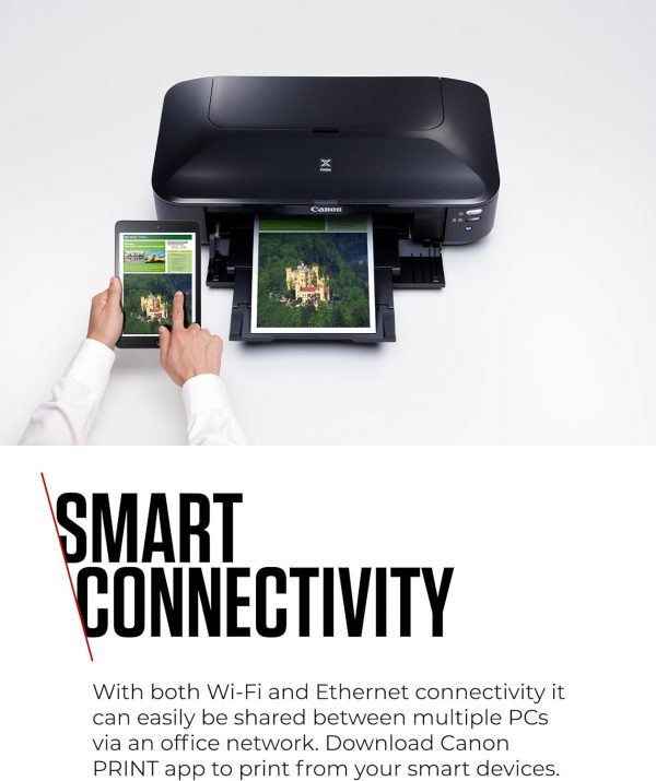 Canon PIXMA iX6850 Wireless Printer (Black) - Compact, High-... - Image 5