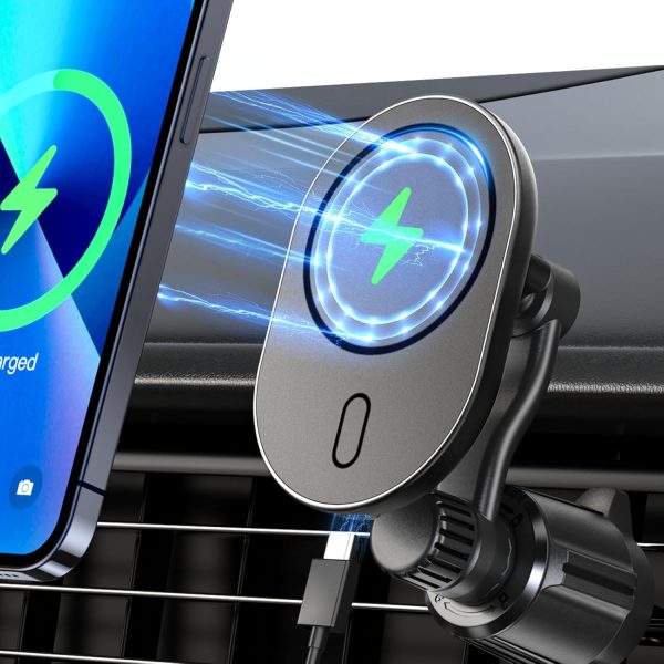 Miracase for Magsafe Car Mount Charger, [15W Fast Charging] ... - Image 2