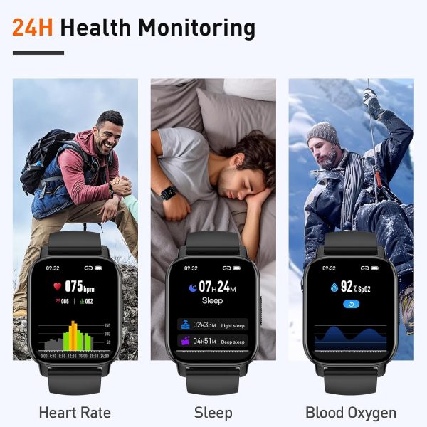 Smart Watch for Men Women, 1.85" HD Touch Smartwatch Answer/... - Image 5