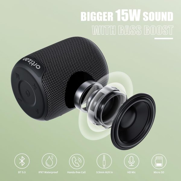 Ortizan Bluetooth Speaker Mini Portable Wireless Bluetooth 5... - Image 4