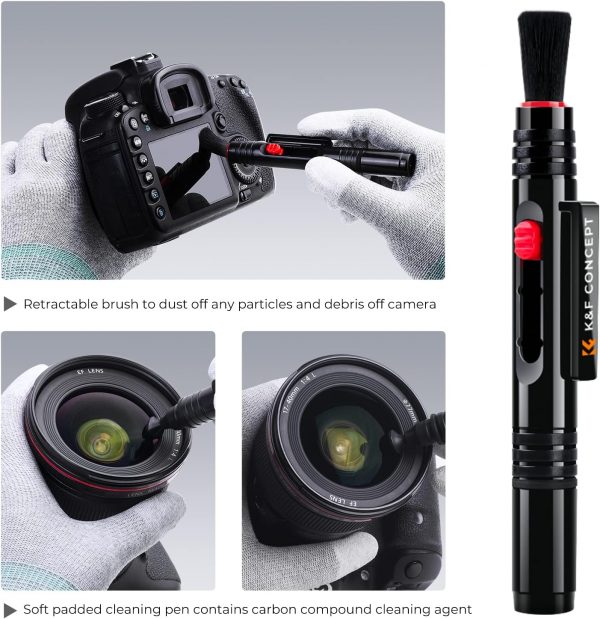 K&F Concept 10-in-1 Camera Cleaning Kit with Lens Pen, Rocke... - Image 9