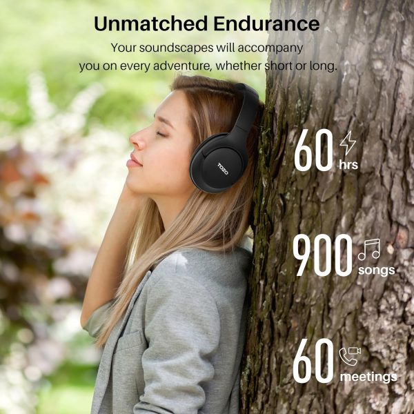 TOZO HT2 Hybrid Active Noise Cancelling Wireless Headphones,... - Image 6