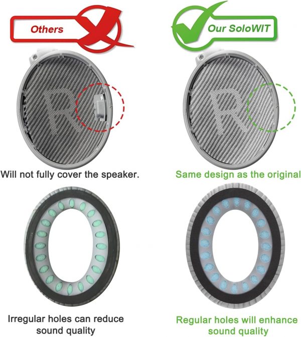 SoloWIT Professional Earpads Cushions for Bose QuietComfort ... - Image 7