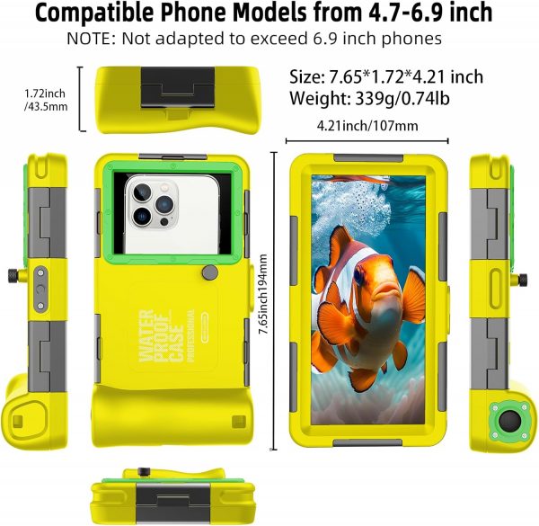 𝟐𝟎𝟐𝟓 𝐋𝐚𝐭𝐞𝐬𝐭 Underwater Snorkeling Diving Phone Case for iPho... - Image 4