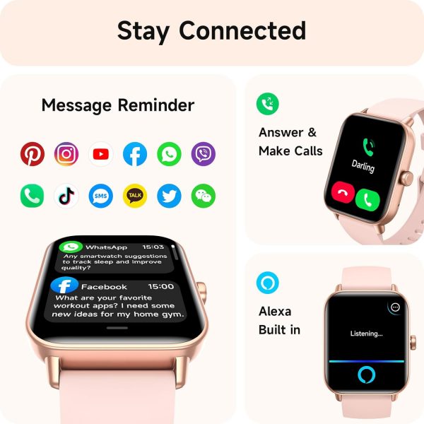 Smart Watches for Women(Answer/Make Call), Alexa Built-in 1.... - Image 3