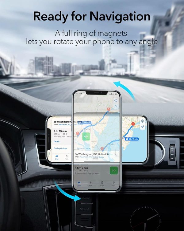 20W Wireless Car Charger, Compatible With Magsafe Car Mount,... - Image 5