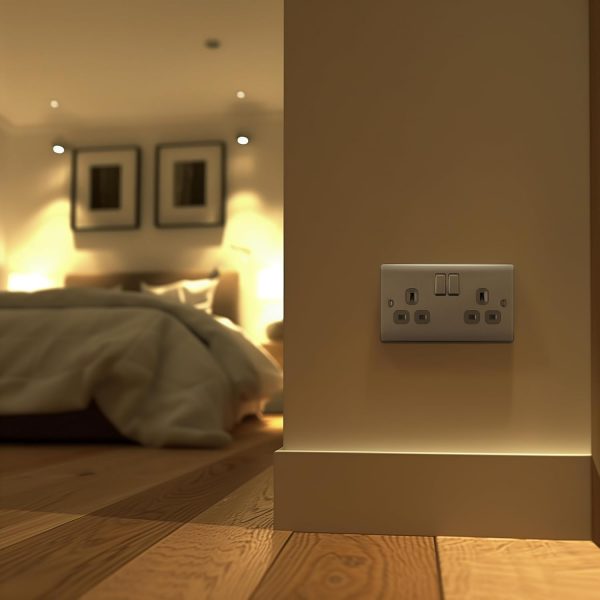 BG Electrical Double Switched Power Plug Wall Socket, Nexus ... - Image 7