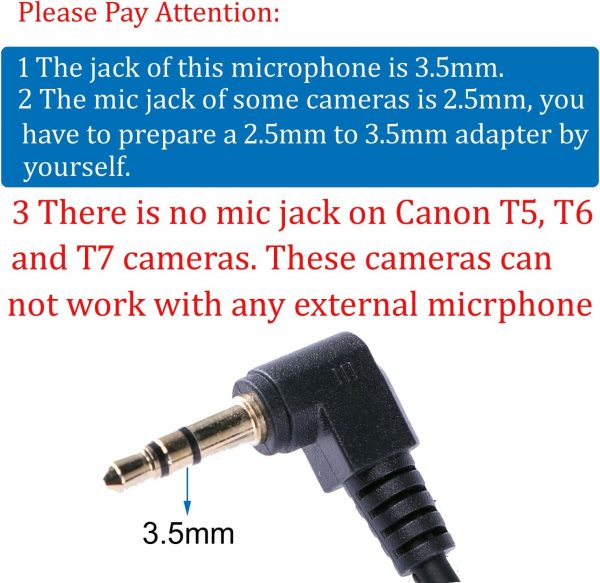 Nicama SGM6 Mini 3.5mm Condenser Shotgun Interview Camera Mi... - Image 3