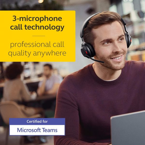 Jabra Evolve2 65 Wireless PC Headset – Noise Cancelling Micr... - Image 5