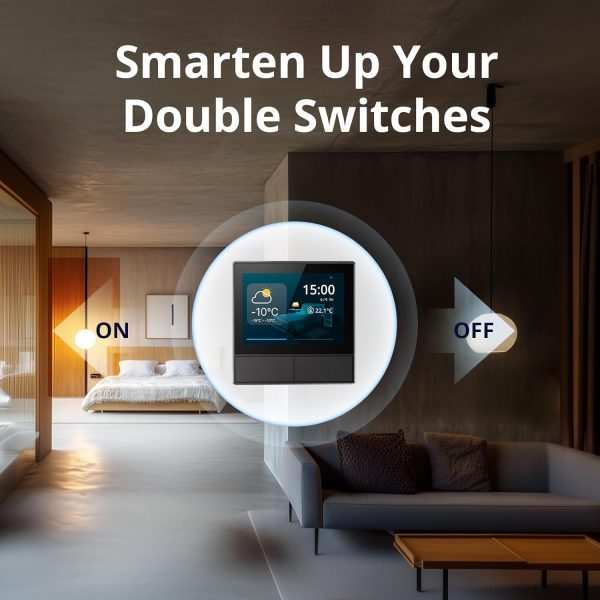 SONOFF NSPanel WiFi Smart Scene Wall Switch, 2 Gang Switch S... - Image 5