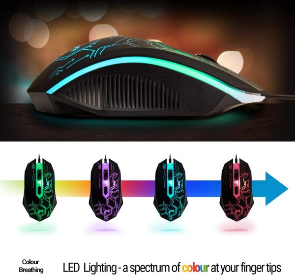 Gaming Keyboard and Mouse and Mouse pad and Gaming Headset, ... - Image 7