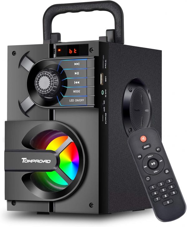 Portable Bluetooth Speakers with Subwoofer Wireless Stereo S... - Image 2