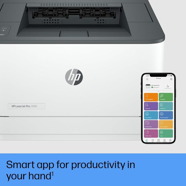 HP LaserJet 3002dw Wireless Black & White Printer | 1 Year L... - Image 4