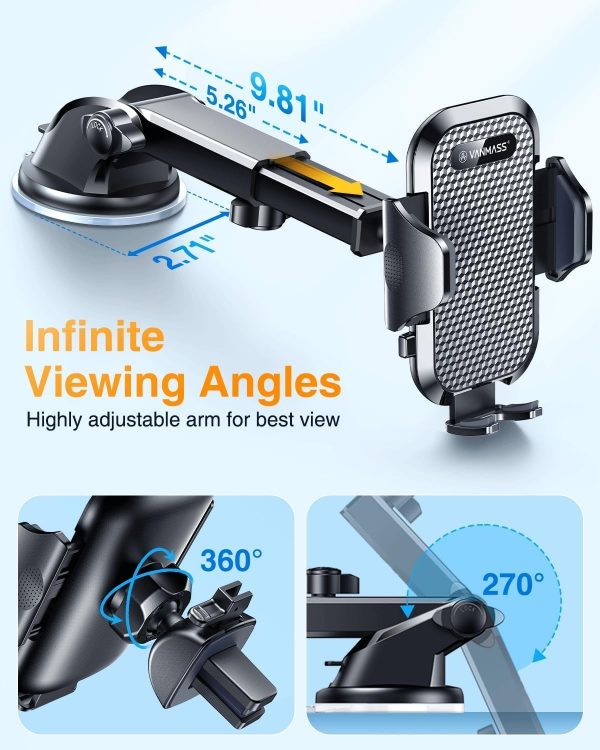 VANMASS 【New Upgrade BEST】 Car Phone Holder 【Ultimate Versio... - Image 9