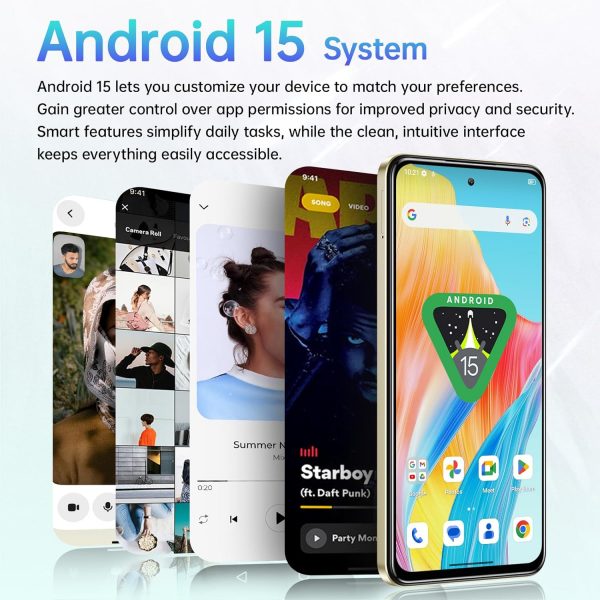OUKITEL C65 SIM-Free & Unlocked Mobile Phones, Android 15 Sm... - Image 4