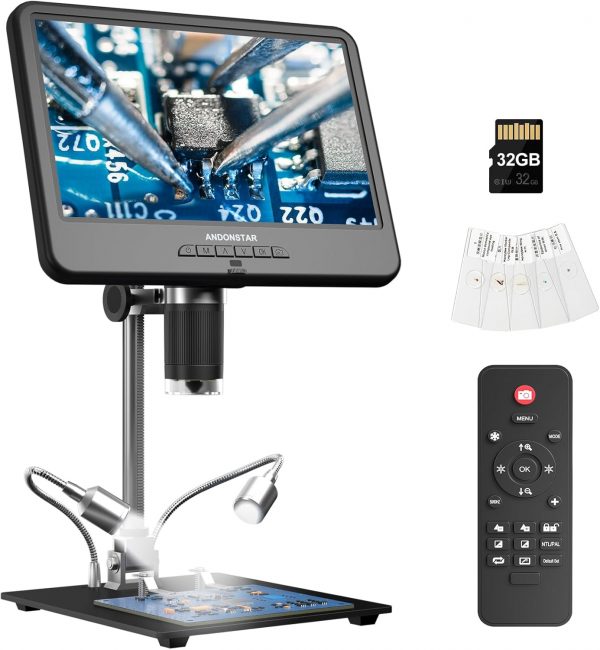 Andonstar AD210 10.1 Inch LCD Digital Microscope for Adults,... - Image 2