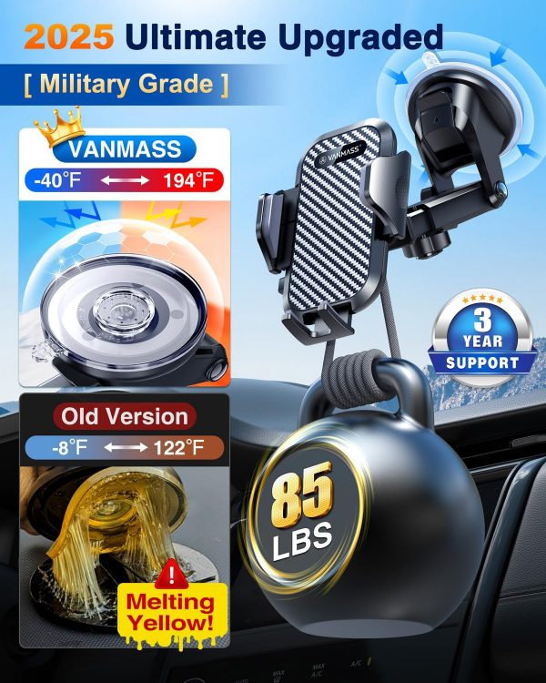 VANMASS 【New Upgrade BEST】 Car Phone Holder 【Ultimate Versio... - Image 4