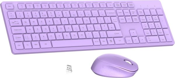 LeadsaiL Wireless Keyboard and Mouse Set, 2.4GHz USB Compute... - Image 2