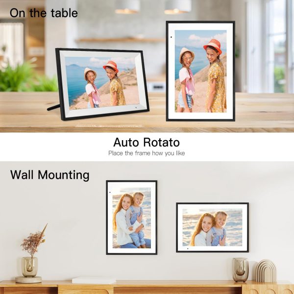 Funcare Digital Photo Frame 10.1 Inch, 1280 * 800 HD IPS Tou... - Image 10