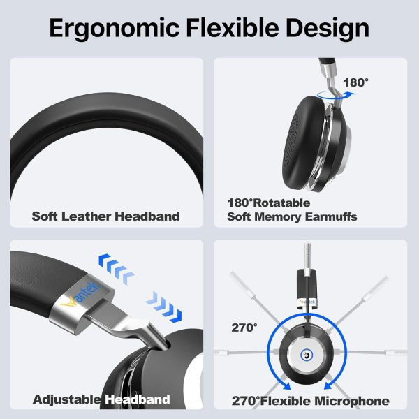 Wireless Bluetooth Headset with Microphone | Noise Cancellin... - Image 6