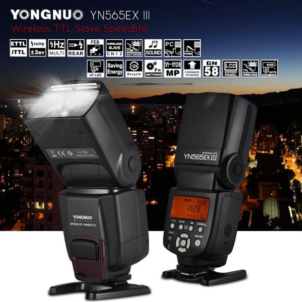 YONGNUO YN565EX III Wireless TTL Slave Flash Speedlite GN58 ... - Image 3