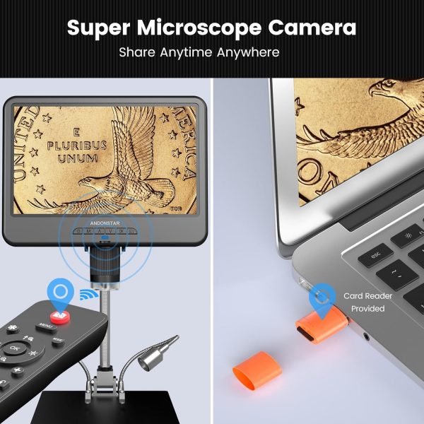 Andonstar AD210 10.1 Inch LCD Digital Microscope for Adults,... - Image 7