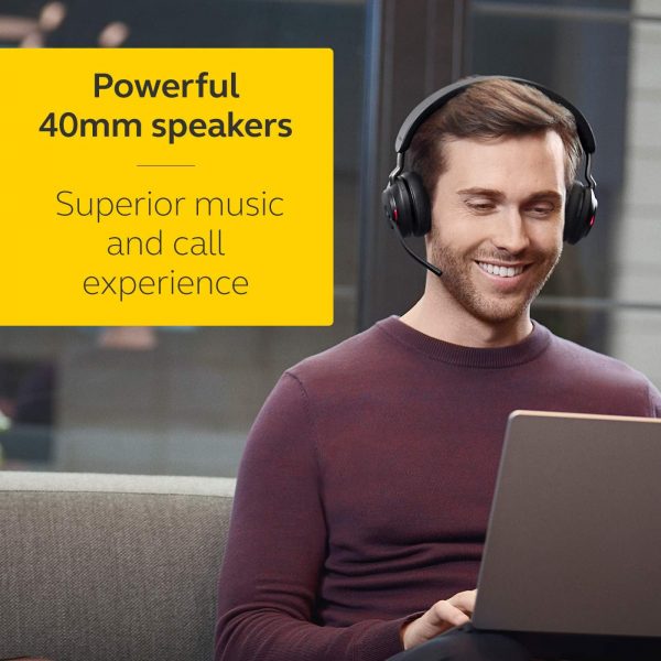 Jabra Evolve2 65 Wireless PC Headset – Noise Cancelling Micr... - Image 8