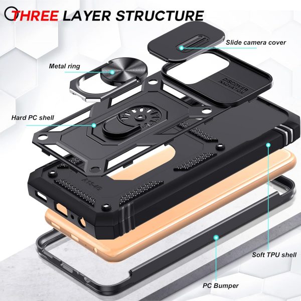LeYi for Samsung A13 Phone Case with Camera Cover Slider, (2... - Image 4
