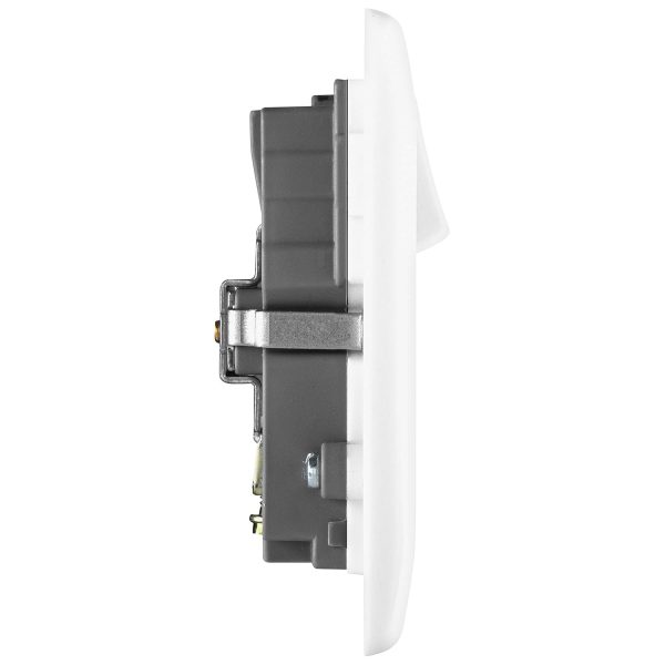 BG Electrical Double Switched Power Wall Plug Socket with Tw... - Image 3