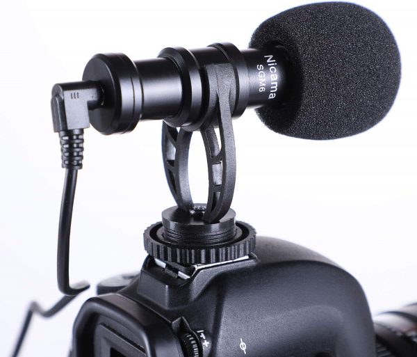 Nicama SGM6 Mini 3.5mm Condenser Shotgun Interview Camera Mi... - Image 2