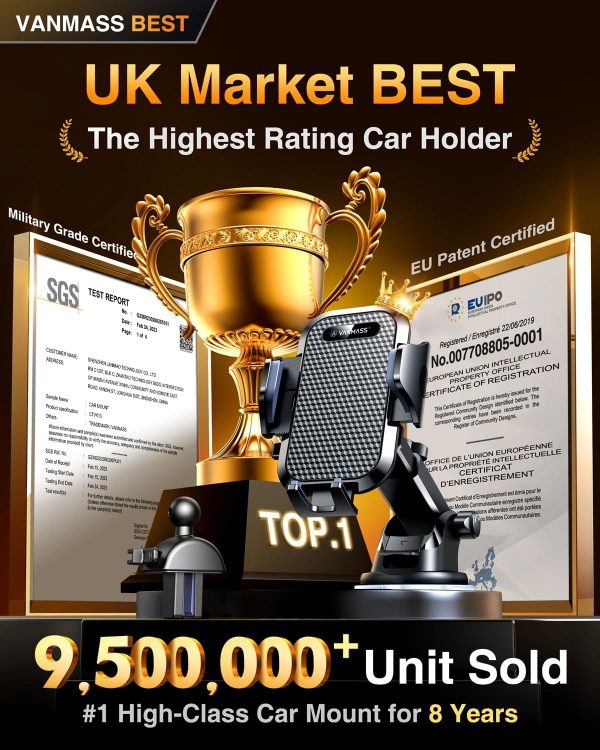 VANMASS 【New Upgrade BEST】 Car Phone Holder 【Ultimate Versio... - Image 3