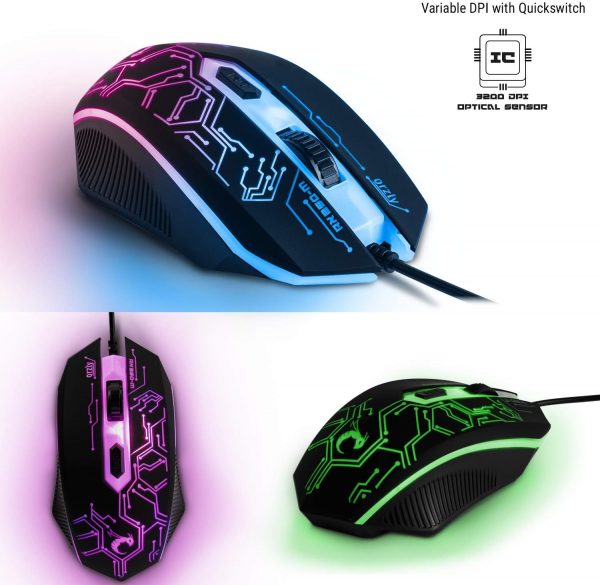 Gaming Keyboard and Mouse and Mouse pad and Gaming Headset, ... - Image 9
