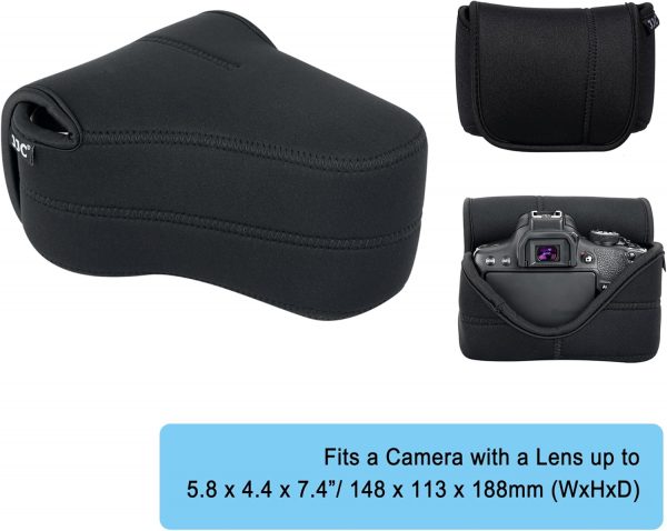 JJC DSLR Camera Case Ultra-Light Pouch Bag for Canon EOS 77D... - Image 3