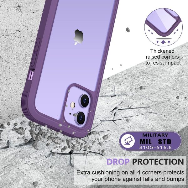 Miracase Compatible with iPhone 12/12 Pro Case 6.1 inch, [Bu... - Image 5