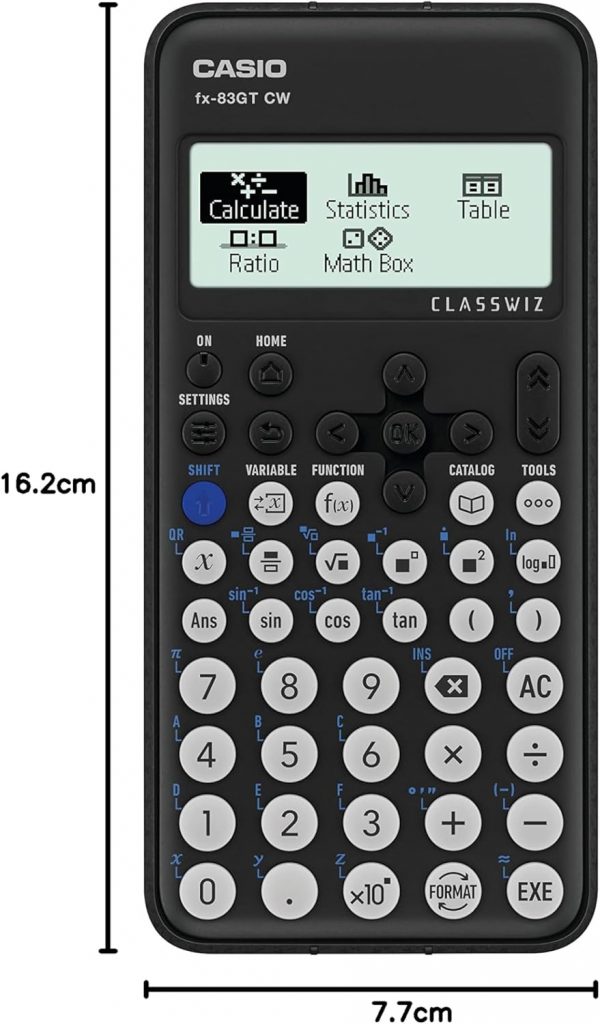 Casio fx-83GTCW Black Scientific Calculator - Image 8