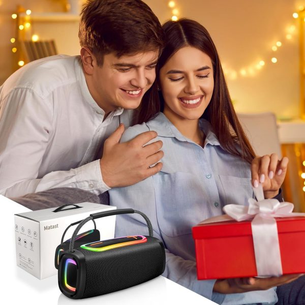 Portable Bluetooth Speaker with 24W Stereo Sound, BassUp, BT... - Image 8