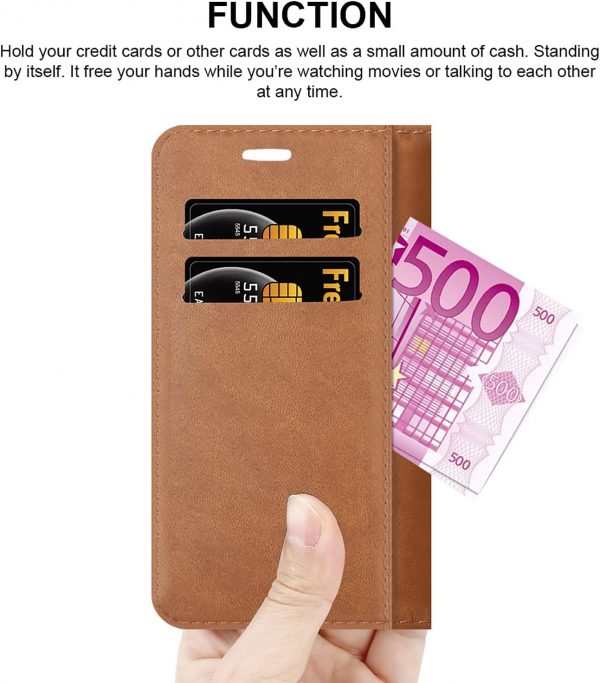 iCatchy for Samsung Galaxy A14 5G / A14 4G Case Leather Wall... - Image 4