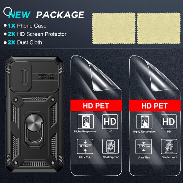 LeYi for Samsung A13 Phone Case with Camera Cover Slider, (2... - Image 9
