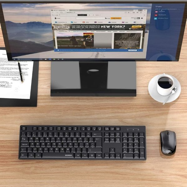 Wireless Keyboard and Mouse Set, 2.4G Wireless Keyboard Mous... - Image 9
