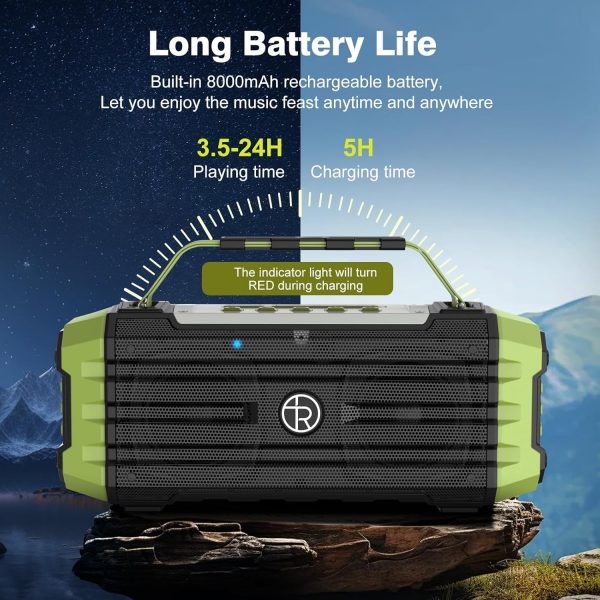 Portable Bluetooth Speaker 120W Peak 80W Wireless Speakers, ... - Image 6