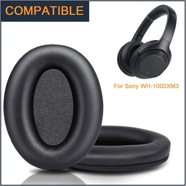 Earpads for Sony WH-1000XM3, A Pair of Replacement Ear Cushi... - Image 3