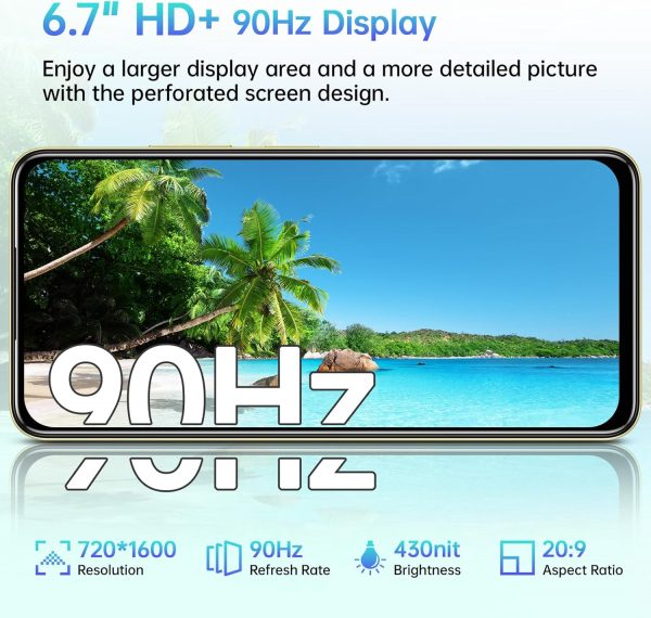 OUKITEL C65 SIM-Free & Unlocked Mobile Phones, Android 15 Sm... - Image 5