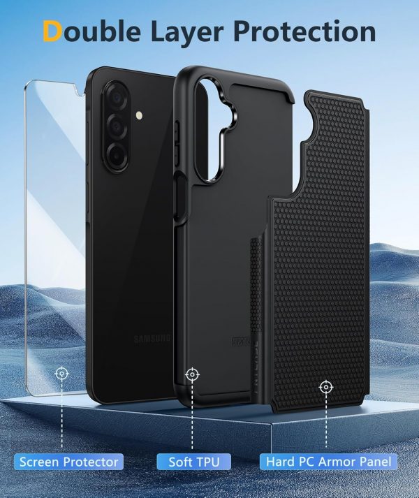 FNTCASE for Samsung Galaxy A26-5G Case: Dual Layer Protectiv... - Image 4