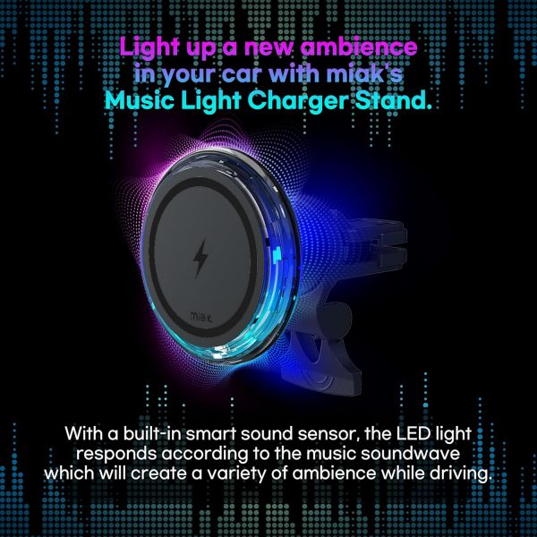 miak for Magsafe Car Mount Charger, Strong Magnet, Wireless ... - Image 3