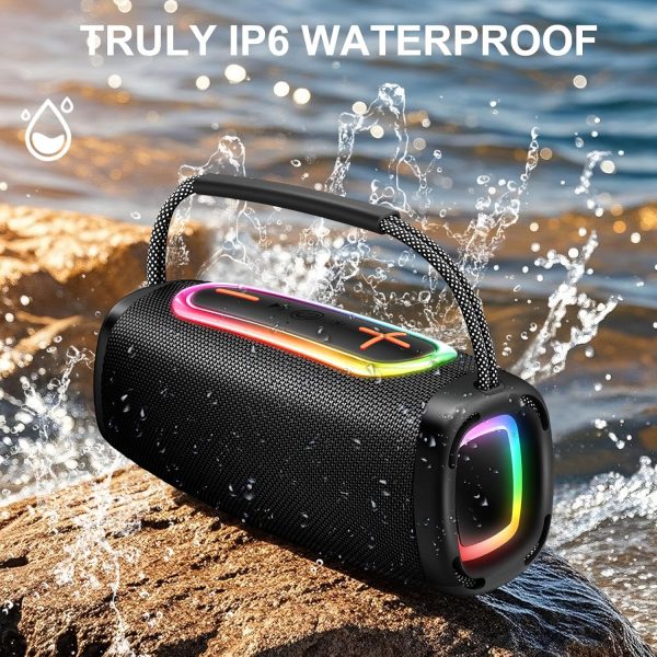 Portable Bluetooth Speaker with 24W Stereo Sound, BassUp, BT... - Image 5