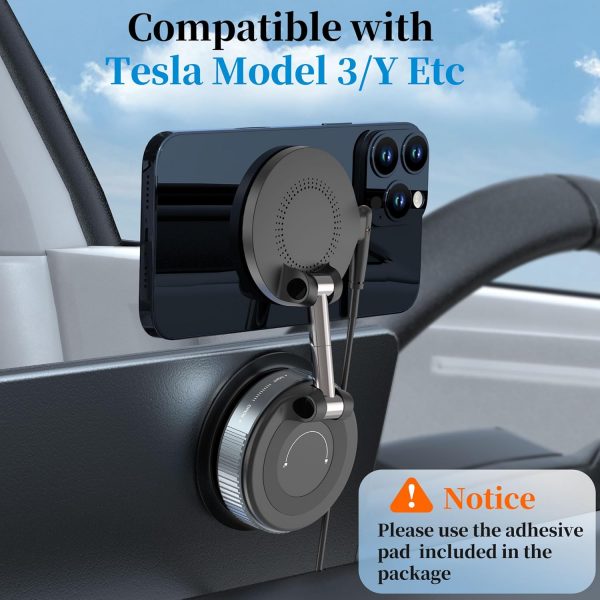 PlusAcc Vacuum Magnetic Car Phone Holder with Wireless Charg... - Image 10