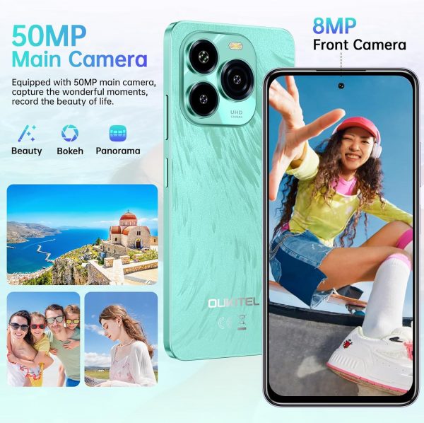 OUKITEL C65 SIM-Free & Unlocked Mobile Phones, Android 15 Sm... - Image 6