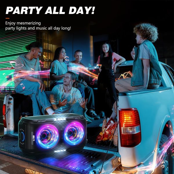 W-KING 270W PEAK Bluetooth Speaker Party Large Loudest Boom ... - Image 10