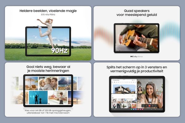 Samsung Galaxy Tab A9+, Android Tablet, Wifi, 64GB Storage G... - Image 10